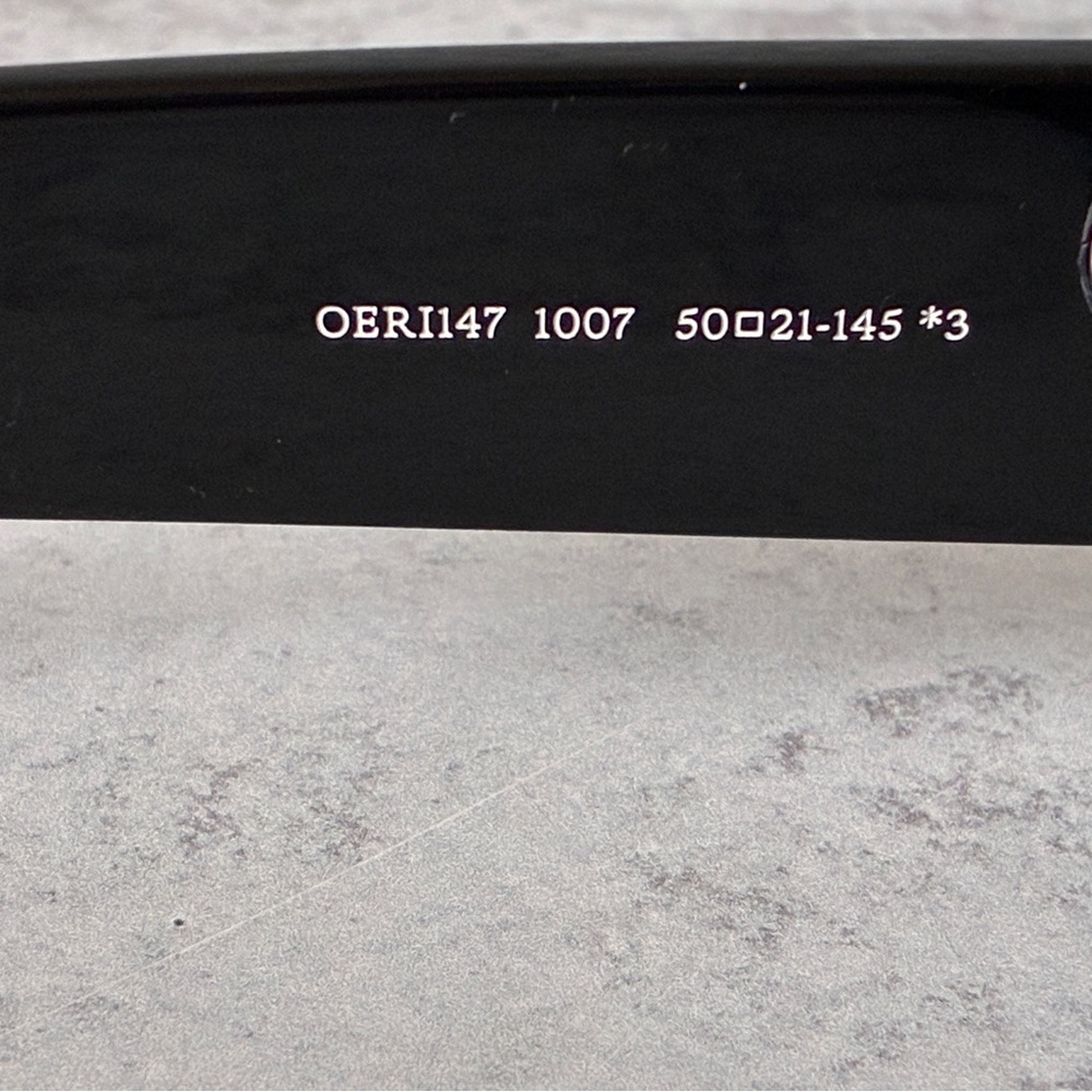 OFF-WHITE™ OERI147 1007 Black Rectangular Sunglas… - image 4